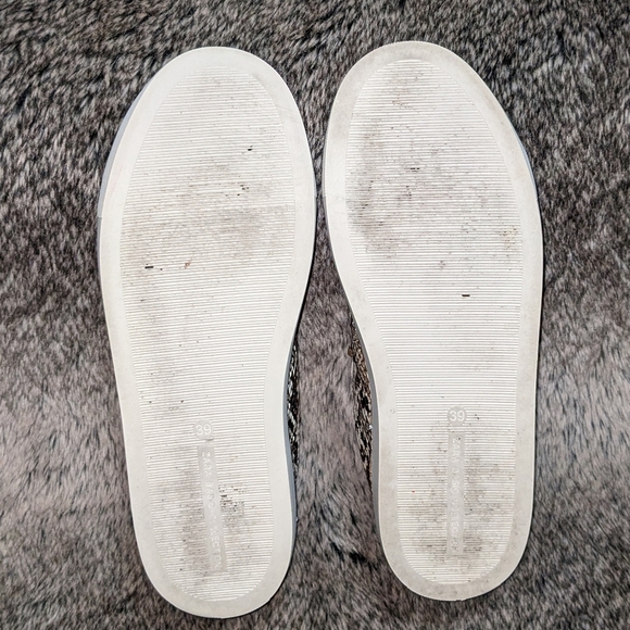 Zara Faux Python Lace Up Sneaker Women's 8 - Picture 12 of 12